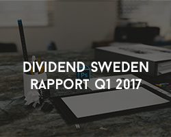 Dividend Swedens Rapport q1 2017