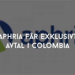 Aphria får exklusivt avtal i Colombia