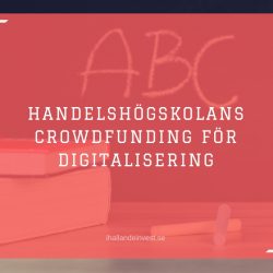 Handelshögskolans crowdfunding för digitalisering