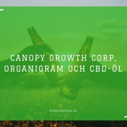 Canopy Growth Corp, OrganiGram och CBD-öl