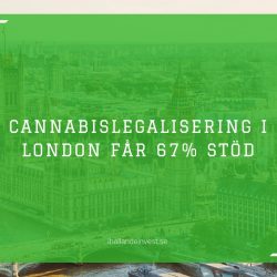 Cannabislegalisering i London får 67% stöd