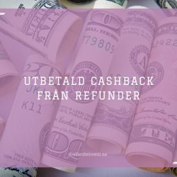 Utbetald Cashback från Refunder