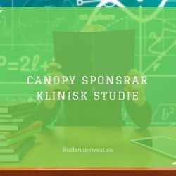 Canopy sponsrar klinisk studie