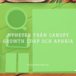 Nyheter från Canopy Growth Corp och Aphria