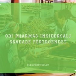 Odi Pharmas insidersälj skadade förtroendet