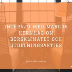 Intervju med Marcus Hernhag om börsklimatet