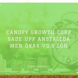 Canopy Growth Corp sade upp anställda men ökar VD:s lön