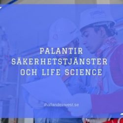 Palantir - Säkerhetstjänster och life science