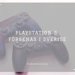 Playstation 5 försenas i Sverige