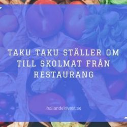 Taku Taku ställer om till skolmat från restaurang