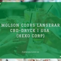 Molson Coors lanserar CBD-dryck i USA