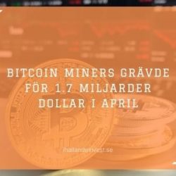 Bitcoin miners grävde för 1.7 miljarder dollar