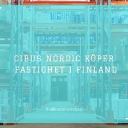 Cibus köper fastighet i Finland