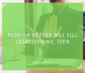 Florida röstar nej till legalisering, igen