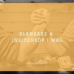 Blankare & insiderköp i Media Games and Invest