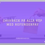Cashback på alla köp med RefunderPay